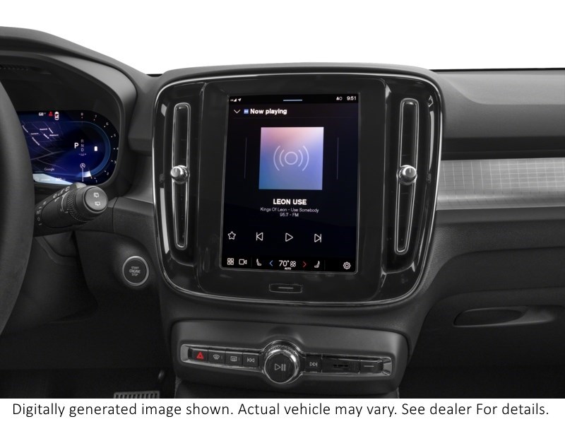 2025 Volvo XC40 B5 AWD Ultra Dark Theme Interior Shot 2