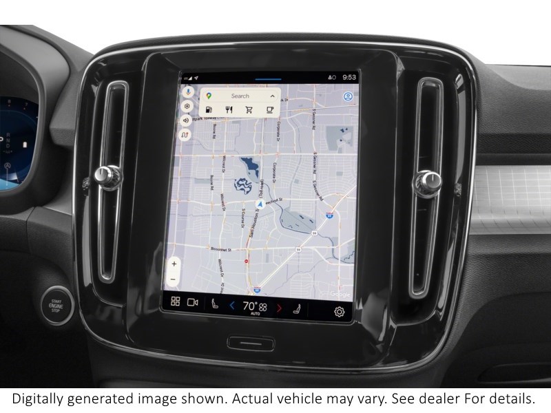 2025 Volvo XC40 B5 AWD Ultra Dark Theme Interior Shot 8