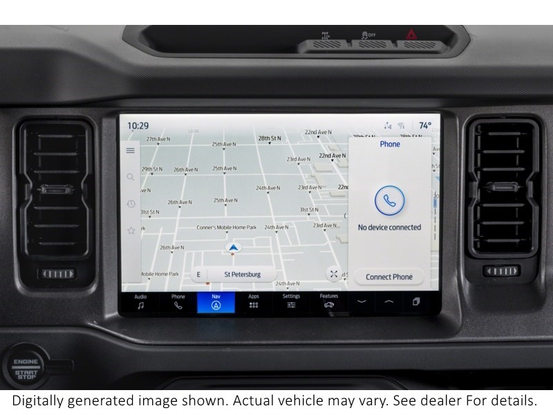 2026 Ford Bronco Big Bend 4 Door 4x4 Interior Shot 8