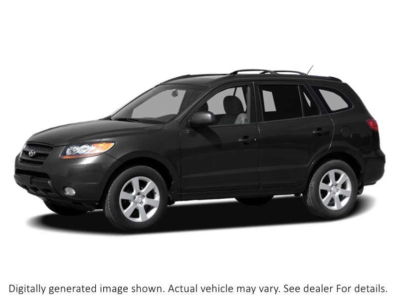 2008 Hyundai Santa Fe FWD 4Dr 2.7L Auto Gl 5-Pass Ebony Black  Shot 8