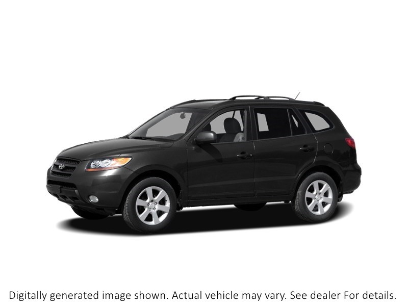 2008 Hyundai Santa Fe FWD 4Dr 2.7L Auto Gl 5-Pass Ebony Black  Shot 7