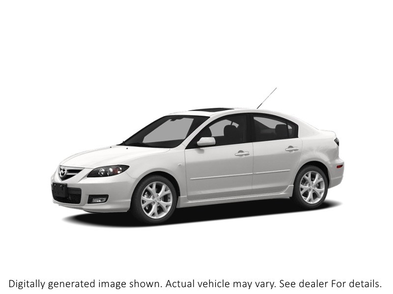 2009 Mazda Mazda3 4Dr Sdn Man GX Arctic White  Shot 3