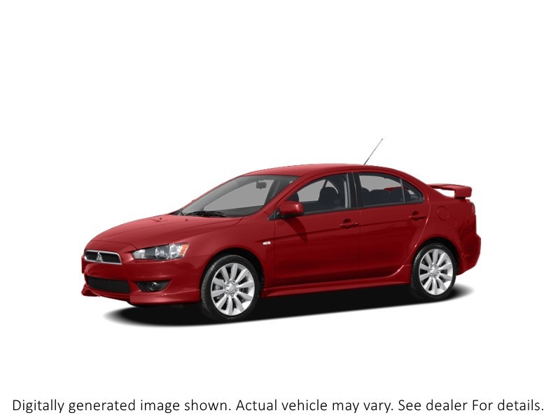 2009 Mitsubishi Lancer 4Dr Sdn CVT SE Rally Red Metallic  Shot 1