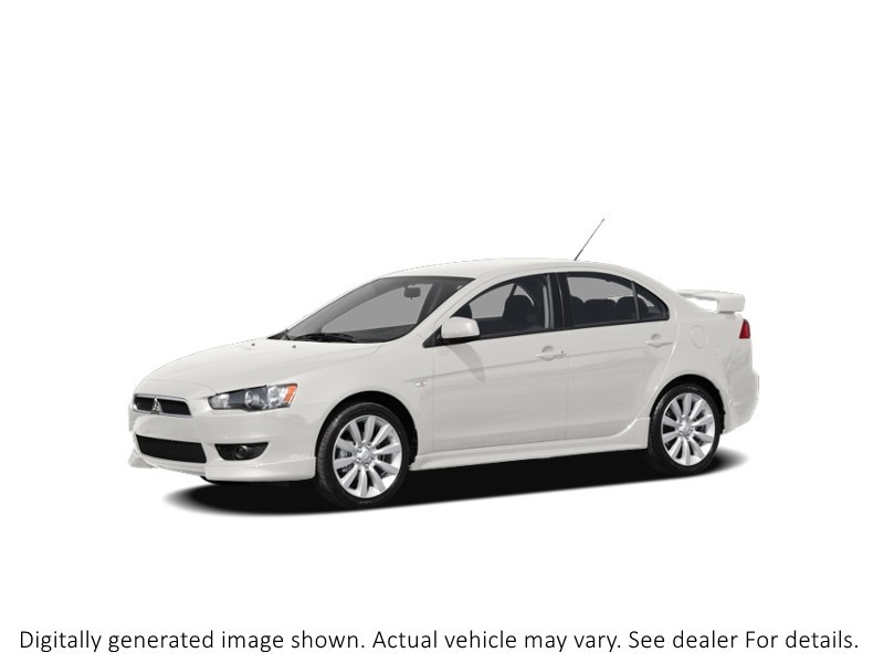 2009 Mitsubishi Lancer 4Dr Sdn CVT SE Wicked White  Shot 5