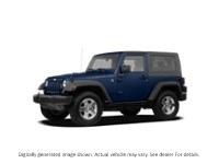 2010 Jeep Wrangler 4WD 2Dr Sahara Deep Water Blue Pearlcoat  Shot 3