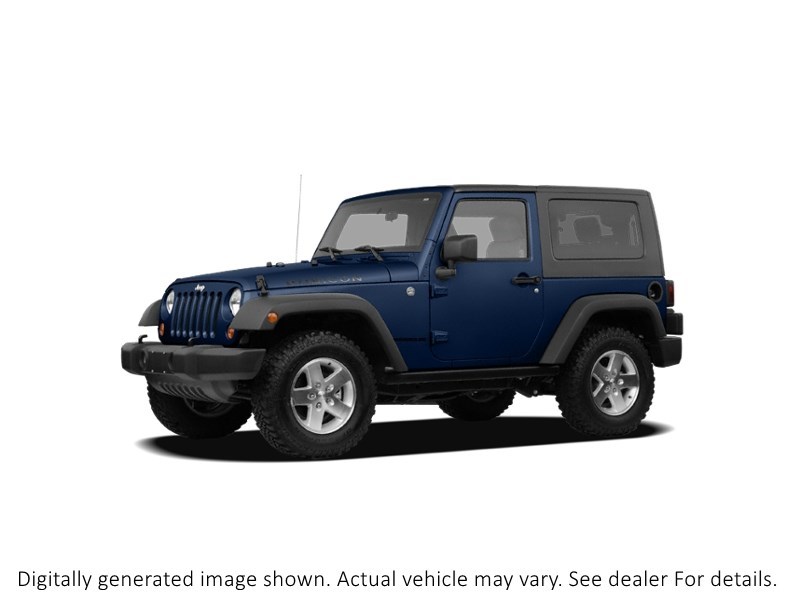 2010 Jeep Wrangler 4WD 2Dr Sahara Deep Water Blue Pearlcoat  Shot 3