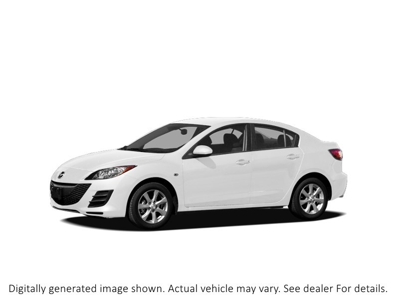 2010 Mazda Mazda3 4Dr Sdn Man GX Crystal White Pearl  Shot 1