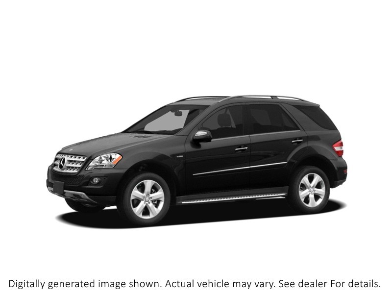 2010 Mercedes-Benz M-Class 4MATIC 4dr ML 350 BlueTEC Obsidian Black Metallic  Shot 2
