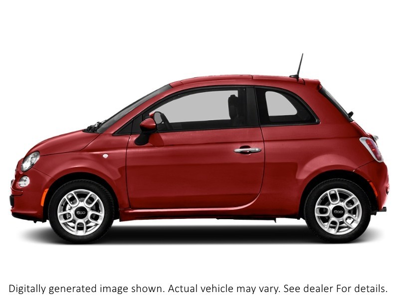 2015 Fiat 500 2Dr Hb Pop Rosso (Red)  Shot 3