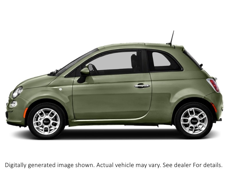 2015 Fiat 500 2Dr Hb Pop Verde Oliva (Olive Green)  Shot 21