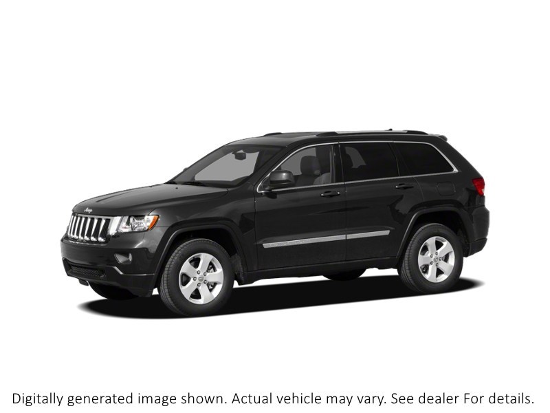 2012 Jeep Grand Cherokee 4WD 4Dr Overland Black Clearcoat  Shot 1