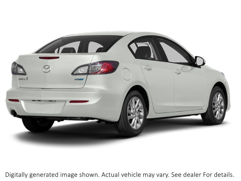 2013 Mazda Mazda3 4Dr Sdn Man Gs-Sky Crystal White Pearl  Shot 24