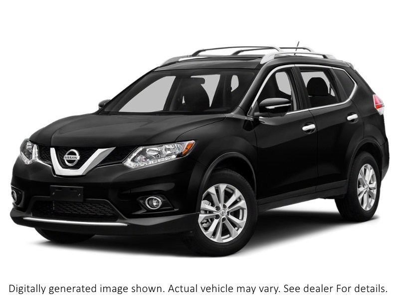 2015 Nissan Rogue AWD 4Dr S Super Black  Shot 4