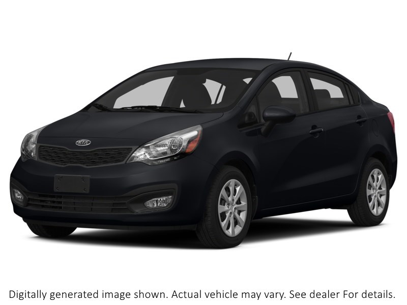 2015 KIA RIO 4DR SDN AUTO EX Aurora Black Pearl  Shot 7