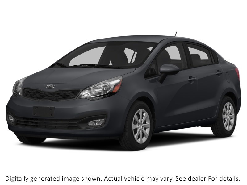 2015 KIA RIO 4DR SDN AUTO EX Graphite Pearl  Shot 13