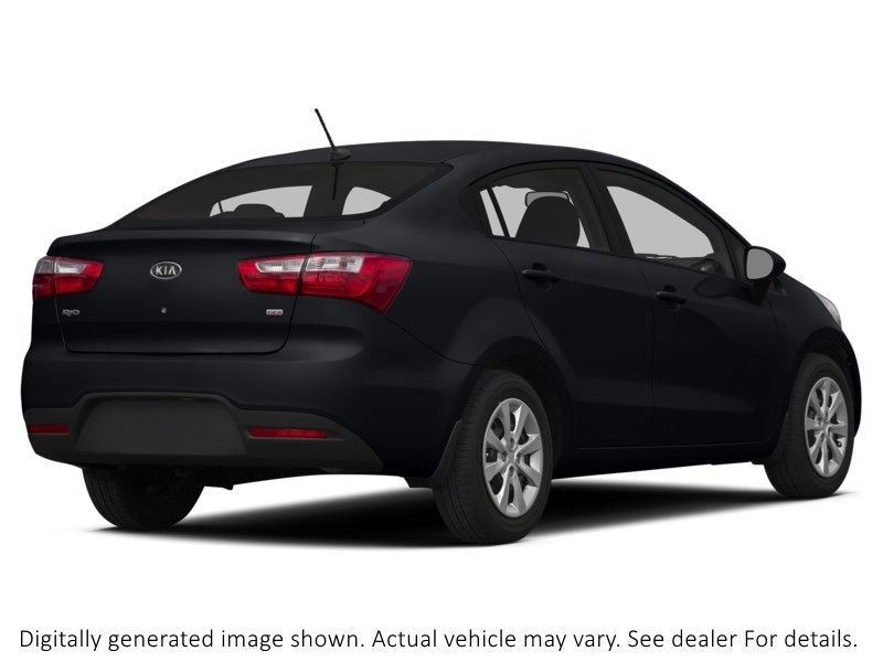 2015 KIA RIO 4DR SDN AUTO EX Aurora Black Pearl  Shot 12