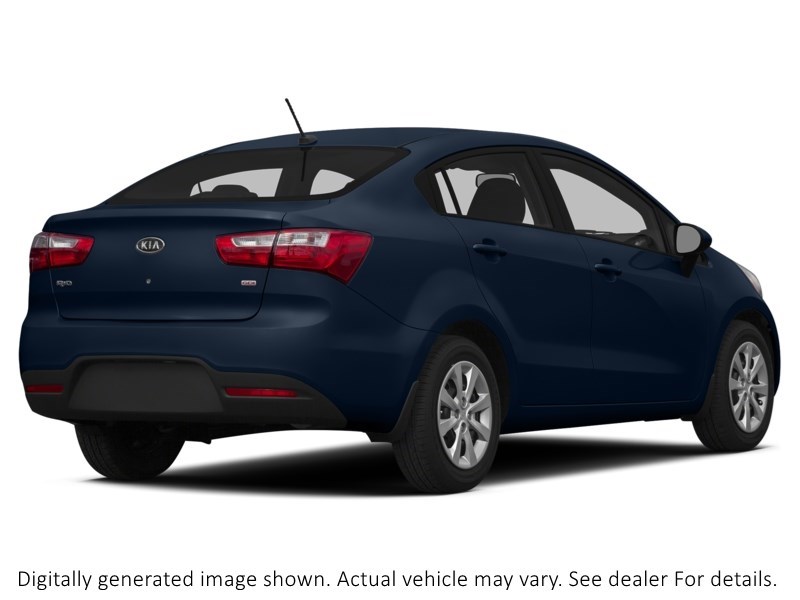 2015 KIA RIO 4DR SDN AUTO EX Midnight Sapphire Pearl  Shot 21