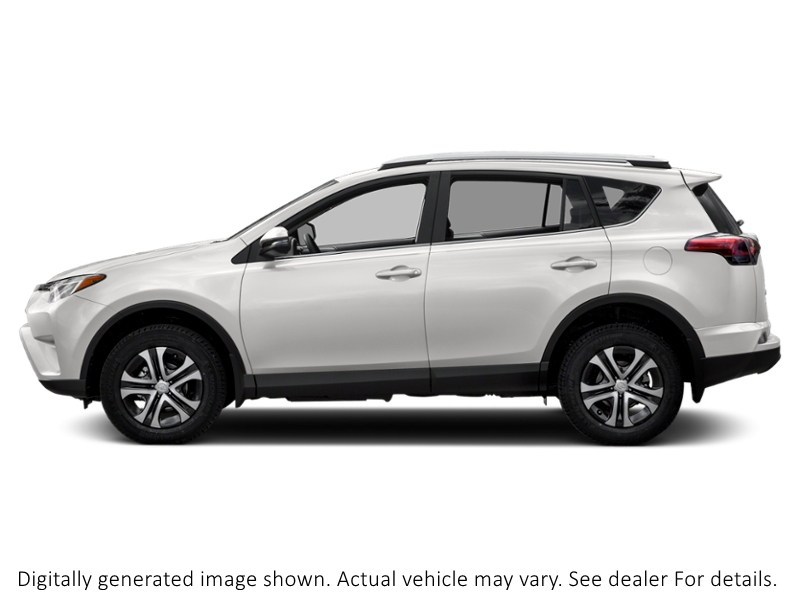 2018 Toyota Rav4 FWD LE Alpine White  Shot 3