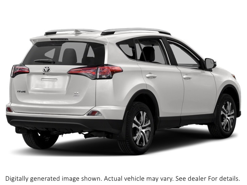 2018 Toyota Rav4 FWD LE Alpine White  Shot 2