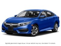2018 Honda Civic Sedan LX Manual Aegean Blue Metallic  Shot 1