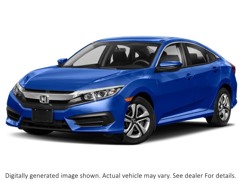 2018 Honda Civic Sedan LX Manual Aegean Blue Metallic  Shot 4