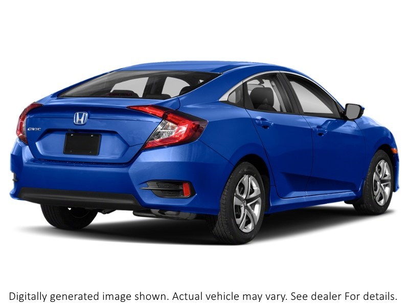 2018 Honda Civic Sedan LX Manual Aegean Blue Metallic  Shot 6