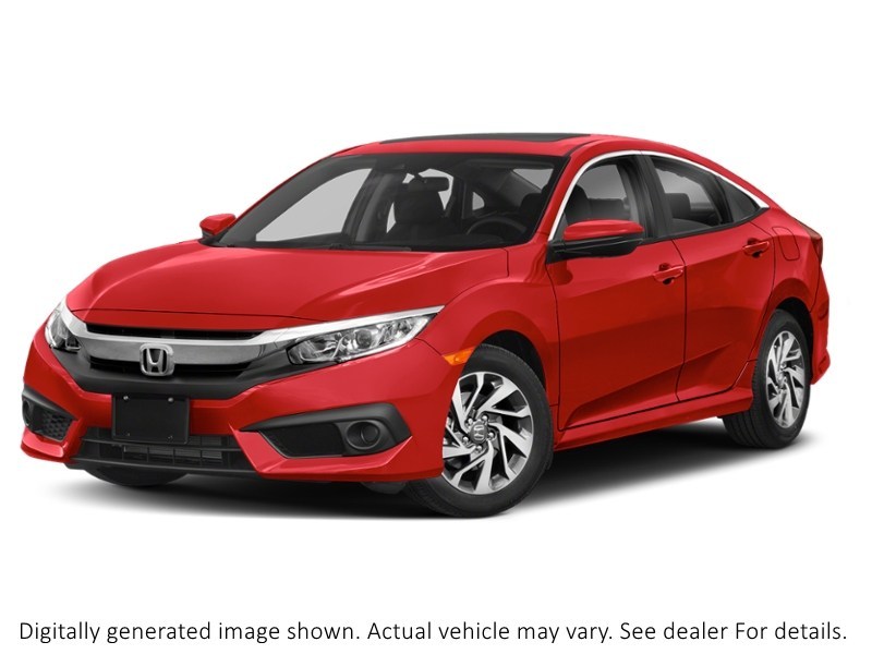 2018 Honda Civic Sedan EX CVT Rallye Red  Shot 1