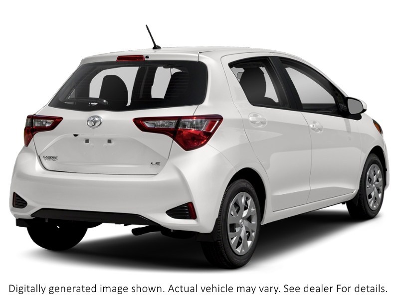 2019 Toyota Yaris Hatchback 5Dr LE Auto Alpine White  Shot 8