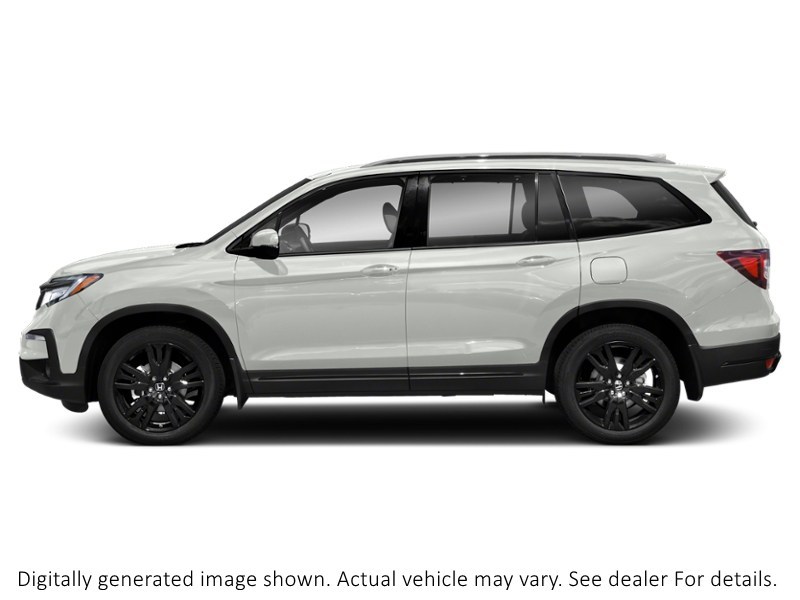 2020 Honda Pilot Black Edition AWD Platinum White Pearl  Shot 3