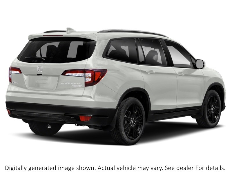 2020 Honda Pilot Black Edition AWD Platinum White Pearl  Shot 2