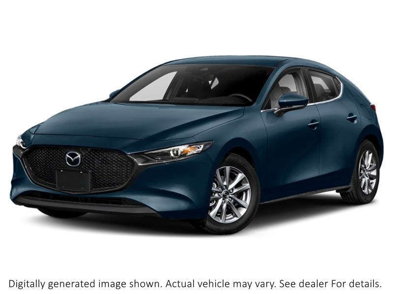 2019 Mazda Mazda3 Sport Gs Auto FWD Deep Crystal Blue Mica  Shot 4