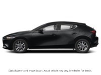 2019 MAZDA MAZDA3 SPORT GS W LUX PKG | 2.5L | ROOF | MEM SEATS | HTD STR W Jet Black Mica  Shot 3