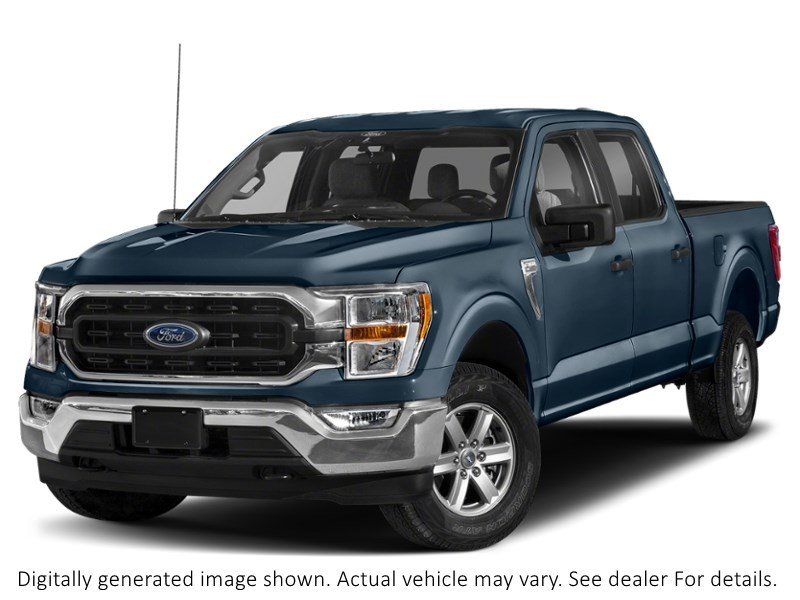 2023 Ford F-150 XLT 4WD Supercrew 5.5' Box Antimatter Blue Metallic  Shot 4
