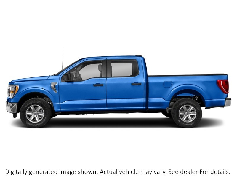 2021 Ford F-150 XLT 4WD Supercrew 5.5' Box Velocity Blue Metallic  Shot 3