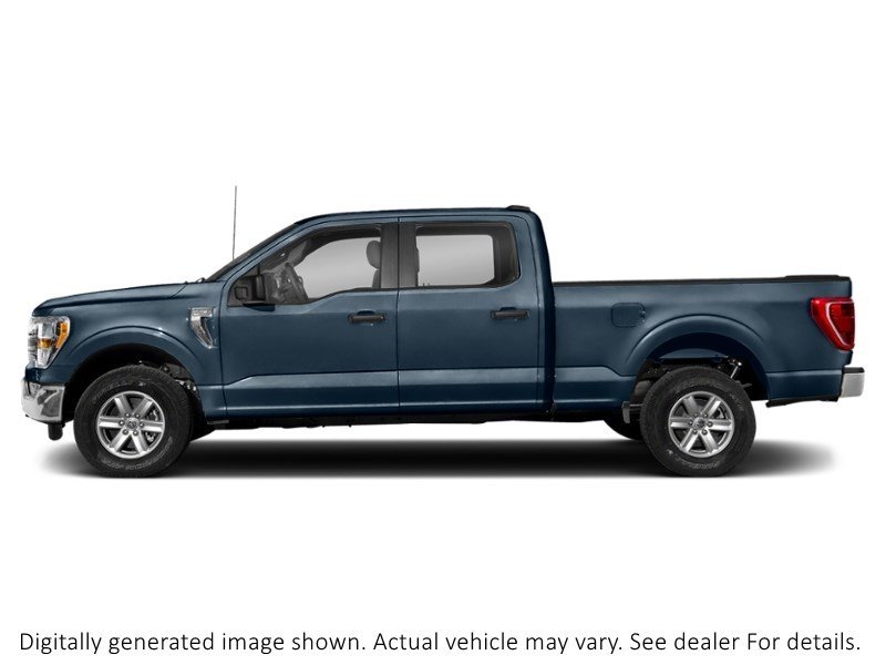 2023 Ford F-150 XLT 4WD Supercrew 5.5' Box Antimatter Blue Metallic  Shot 5