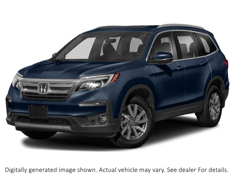 2021 Honda Pilot Ex-L Navi AWD Obsidian Blue Pearl  Shot 10