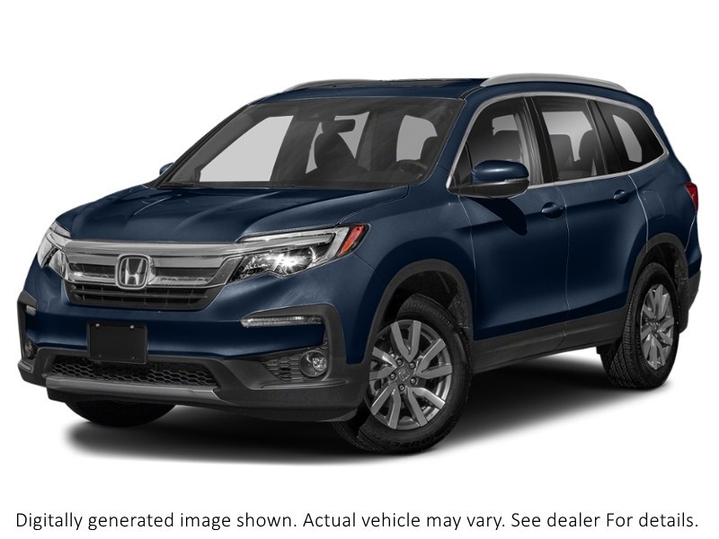 2021 Honda Pilot Ex-L Navi AWD Obsidian Blue Pearl  Shot 7