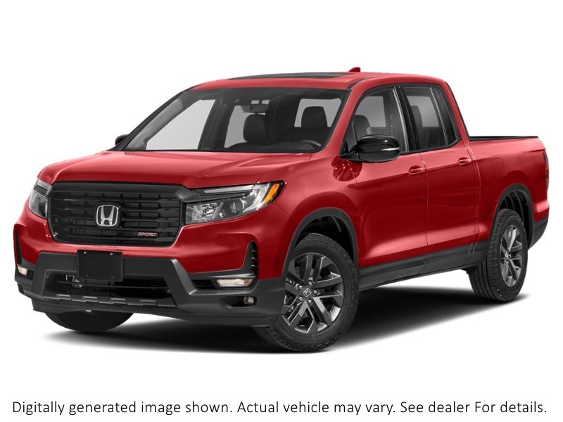 2021 Honda Ridgeline Sport AWD Radiant Red Metallic II  Shot 4