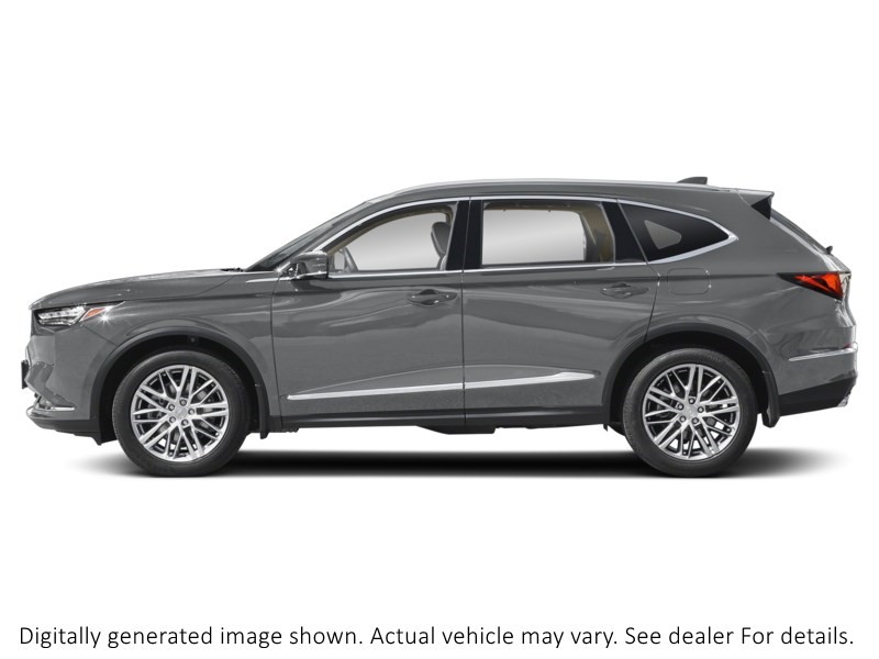 2024 Acura MDX Platinum Elite SH-AWD Liquid Carbon Metallic  Shot 3