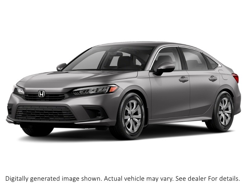 2022 Honda Civic Sedan LX CVT Lunar Silver Metallic  Shot 3