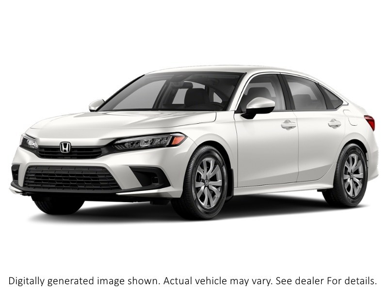 2022 Honda Civic Sedan LX CVT Platinum White Pearl  Shot 3