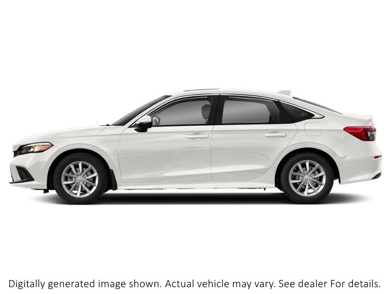 2022 Honda Civic Sedan EX CVT Platinum White Pearl  Shot 3