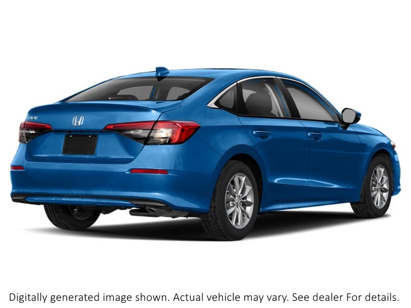 2022 Honda Civic Sedan EX CVT Aegean Blue Metallic  Shot 2