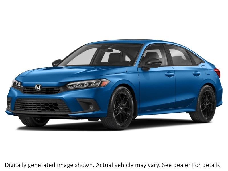 2024 Honda Civic Sport CVT Aegean Blue Metallic  Shot 3