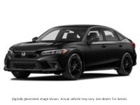 2022 Honda Civic Sedan Sport CVT Crystal Black Pearl  Shot 3