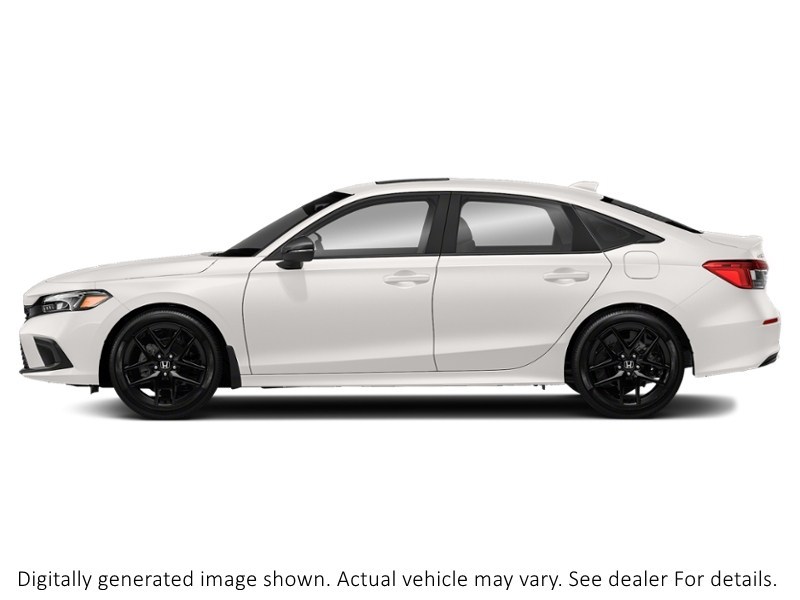 2024 Honda Civic Sedan Sport CVT Platinum White Pearl  Shot 4