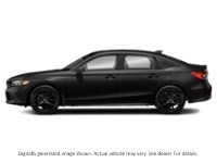2022 Honda Civic Sedan Sport CVT Crystal Black Pearl  Shot 2