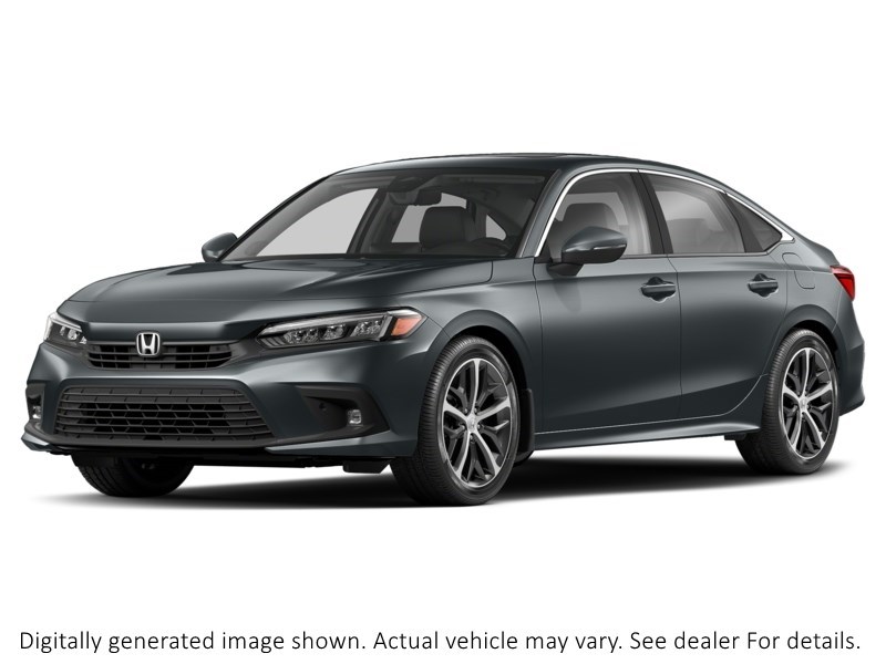 2022 Honda Civic Touring CVT Meteoroid Grey Metallic  Shot 1