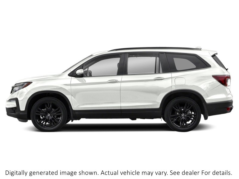 2022 Honda Pilot Black Edition AWD Platinum White Pearl  Shot 3