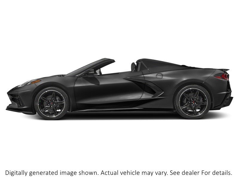 2025 Chevrolet Corvette CONVERTIBLE | 1LT | EXHAUST | TINTED | ONLY6700KM Black  Shot 3